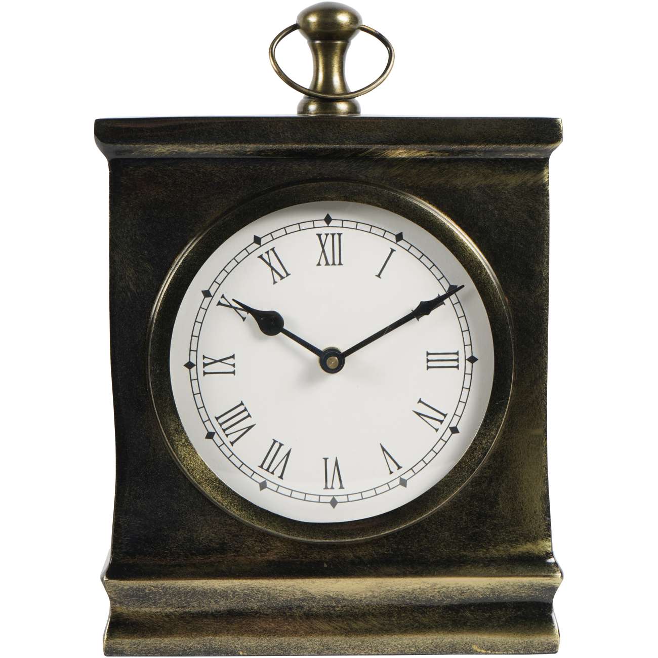 Taunton Antique Bronze Finish Mantel Clock | Large